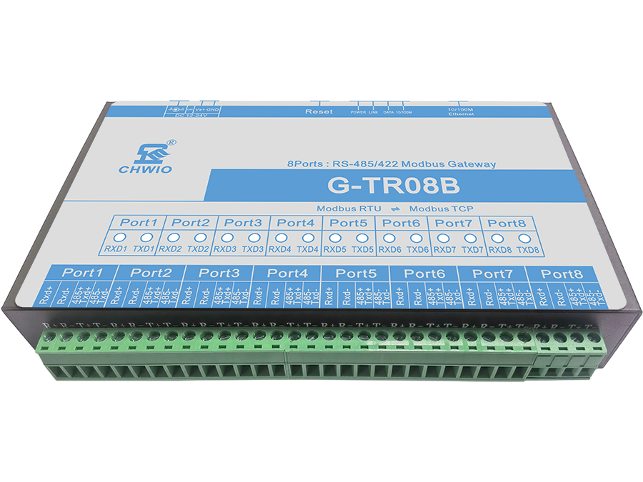G-TR08B工業(yè)級八口RS485/422串口Modbus網(wǎng)關(guān) Modbus RTU和Modbus TCP協(xié)議轉(zhuǎn)換器串口服務器